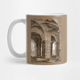 Under the arches of the Colosseum Mug